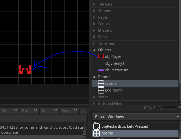 drag object into gamemaker