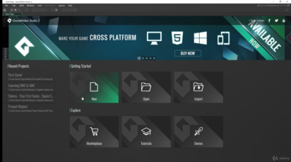 gamemaker studio intro screen
